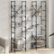vidaXL Bookshelf Grey Sonoma 127.5x28.5x172.5 cm Engineered Wood