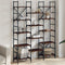 vidaXL Bookshelf Brown Oak 127.5x28.5x172.5 cm Engineered Wood