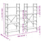 vidaXL Bookshelf Brown Oak 160x28.5x136.5 cm Engineered Wood