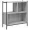 vidaXL Bookcase Grey Sonoma 72x28x77.5 cm Engineered Wood