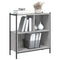 vidaXL Bookcase Grey Sonoma 72x28x77.5 cm Engineered Wood