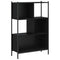 vidaXL Bookcase Black 72x28x109 cm Engineered Wood