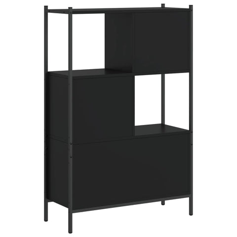 vidaXL Bookcase Black 72x28x109 cm Engineered Wood