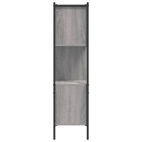 vidaXL Bookcase Grey Sonoma 72x28x109 cm Engineered Wood