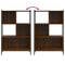 vidaXL Bookcase Brown Oak 72x28x109 cm Engineered Wood