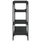 vidaXL Console Table Black 100x30x75 cm Engineered Wood