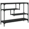 vidaXL Console Table Black 100x30x75 cm Engineered Wood