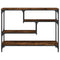 vidaXL Console Table Smoked Oak 100x30x75 cm Engineered Wood