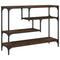 vidaXL Console Table Brown Oak 100x30x75 cm Engineered Wood
