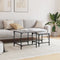 vidaXL Nesting Coffee Tables 2 pcs Grey Sonoma Engineered Wood