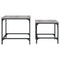 vidaXL Nesting Coffee Tables 2 pcs Grey Sonoma Engineered Wood