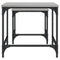 vidaXL Nesting Coffee Tables 2 pcs Grey Sonoma Engineered Wood