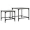 vidaXL Nesting Coffee Tables 2 pcs Grey Sonoma Engineered Wood