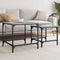 vidaXL Nesting Coffee Tables 2 pcs Grey Sonoma Engineered Wood