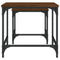 vidaXL Nesting Coffee Tables 2 pcs Brown Oak Engineered Wood