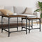 vidaXL Nesting Coffee Tables 2 pcs Brown Oak Engineered Wood