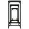 vidaXL Nesting Side Tables 3 pcs Black Engineered Wood