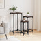vidaXL Nesting Side Tables 3 pcs Brown Oak Engineered Wood