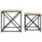 vidaXL Nesting Coffee Tables 2 pcs Sonoma Oak Engineered Wood