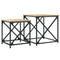 vidaXL Nesting Coffee Tables 2 pcs Sonoma Oak Engineered Wood