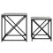 vidaXL Nesting Coffee Tables 2 pcs Grey Sonoma Engineered Wood