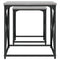 vidaXL Nesting Coffee Tables 2 pcs Grey Sonoma Engineered Wood