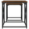 vidaXL Nesting Coffee Tables 2 pcs Brown Oak Engineered Wood