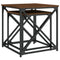 vidaXL Nesting Coffee Tables 2 pcs Brown Oak Engineered Wood