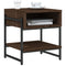 vidaXL Coffee Table Brown Oak 40x40x45 cm Engineered Wood
