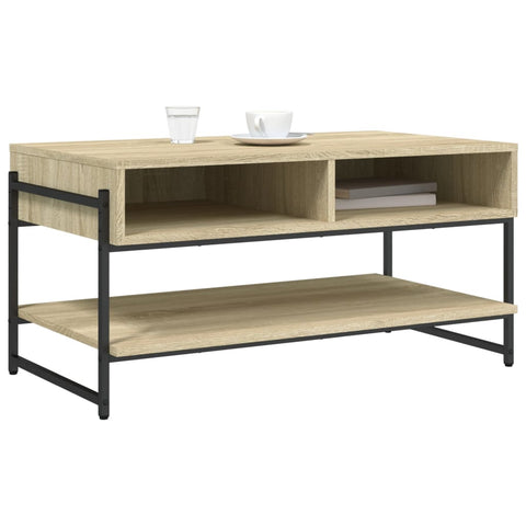 vidaXL Coffee Table Sonoma Oak 90x50x45 cm Engineered Wood