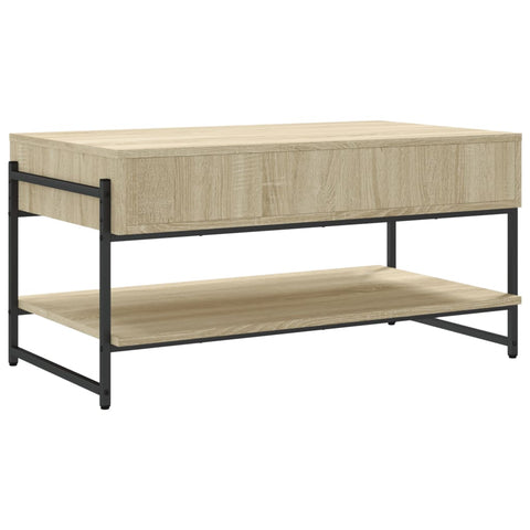 vidaXL Coffee Table Sonoma Oak 90x50x45 cm Engineered Wood