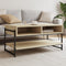 vidaXL Coffee Table Sonoma Oak 90x50x45 cm Engineered Wood