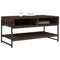 vidaXL Coffee Table Brown Oak 90x50x45 cm Engineered Wood