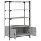 vidaXL Bookcase 3-Tier Grey Sonoma 70x30x109.5 cm Engineered Wood