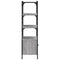 vidaXL Bookcase 3-Tier Grey Sonoma 70x30x109.5 cm Engineered Wood