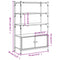 vidaXL Bookcase 3-Tier Grey Sonoma 70x30x109.5 cm Engineered Wood
