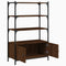 vidaXL Bookcase 3-Tier Brown Oak 70x30x109.5 cm Engineered Wood