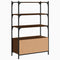 vidaXL Bookcase 3-Tier Brown Oak 70x30x109.5 cm Engineered Wood