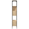 vidaXL Bookcase 5-Tier Sonoma Oak 76x33x188.5 cm Engineered Wood