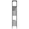 vidaXL Bookcase 5-Tier Grey Sonoma 76x33x188.5 cm Engineered Wood