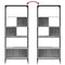 vidaXL Bookcase 5-Tier Grey Sonoma 76x33x188.5 cm Engineered Wood