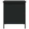 vidaXL Storage Bench Black 40x42.5x50 cm Engineered Wood