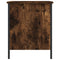 vidaXL Storage Bench Smoked Oak 40x42.5x50 cm Engineered Wood