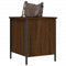 vidaXL Storage Bench Brown Oak 40x42.5x50 cm Engineered Wood