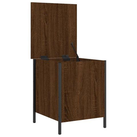 vidaXL Storage Bench Brown Oak 40x42.5x50 cm Engineered Wood