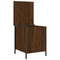 vidaXL Storage Bench Brown Oak 40x42.5x50 cm Engineered Wood