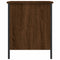 vidaXL Storage Bench Brown Oak 40x42.5x50 cm Engineered Wood