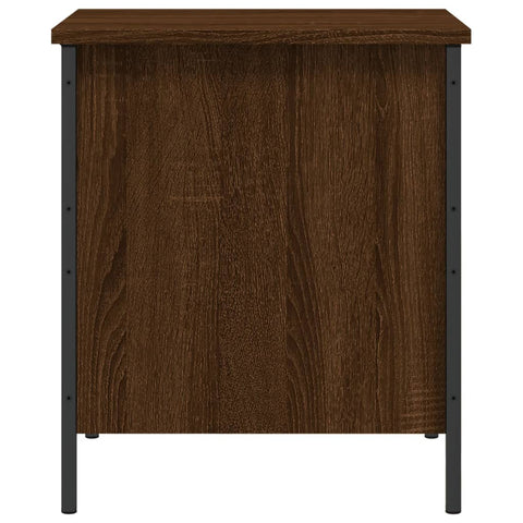 vidaXL Storage Bench Brown Oak 40x42.5x50 cm Engineered Wood