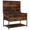vidaXL Storage Bench Smoked Oak 70x42.5x47 cm Engineered Wood