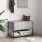 vidaXL Storage Bench Grey Sonoma 70x42.5x47 cm Engineered Wood